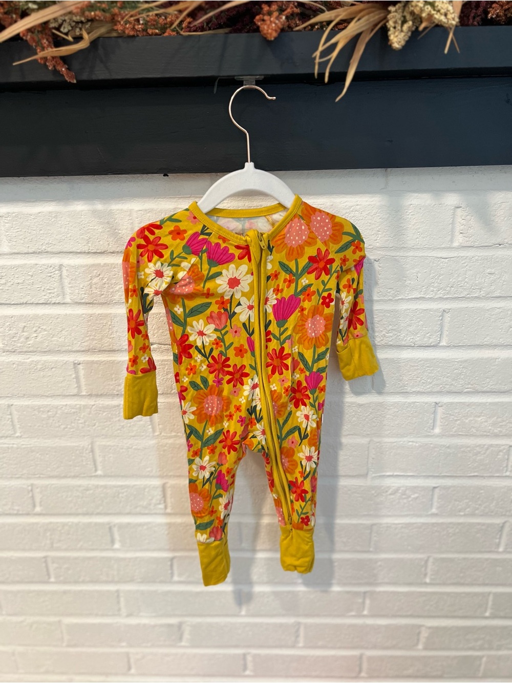 Little Sleepies Kids Floral Zip-Front One-Piec